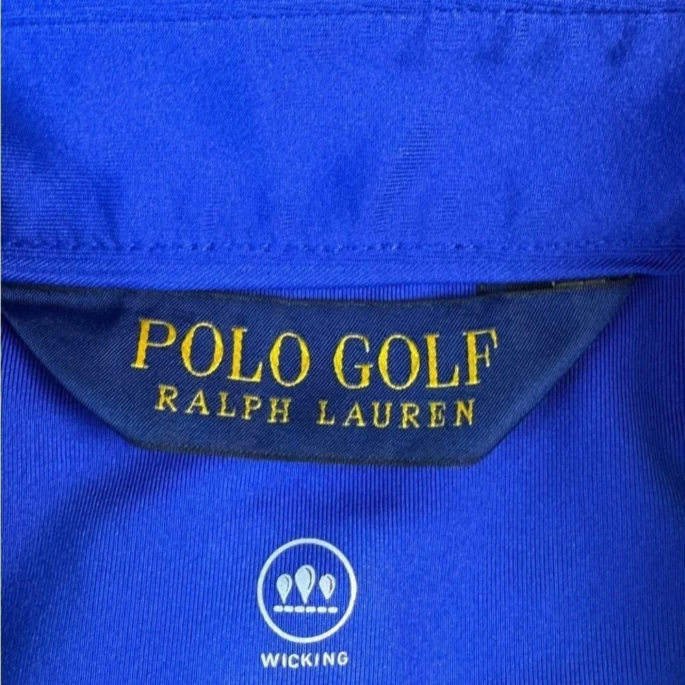 Polo Golf Ralph Lauren Men's Blue KitchenAid Senior PGA‎ Golf Polo Shirt